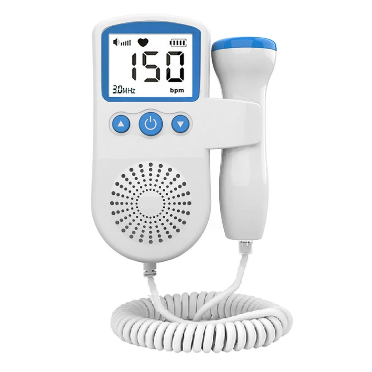 B3 Home Doppler Ultrasound Handheld Fetal Heart Pregnant Women Fetal Heart Monitor, B3(Green), B3(Blue)