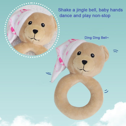 Baby Hand Rattles Toys Hand Grip Stick Newborn Soothing Toys,Style:, Giraffe, Pink Rabbit, Little Grey Elephant, Koala, Piggy, Monkey, White Rabbit, Little Red Mouse, Little Flower Elephant, Little Banana, Sleep Bear Blue Rattles�����������������������...