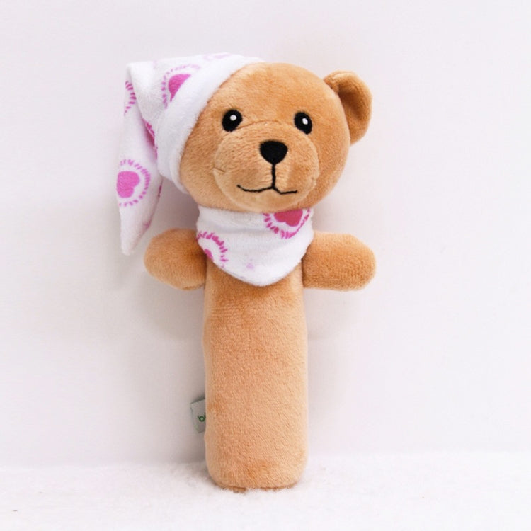 Baby Hand Rattles Toys Hand Grip Stick Newborn Soothing Toys,Style:, Giraffe, Pink Rabbit, Little Grey Elephant, Koala, Piggy, Monkey, White Rabbit, Little Red Mouse, Little Flower Elephant, Little Banana, Sleep Bear Blue Rattles�����������������������...