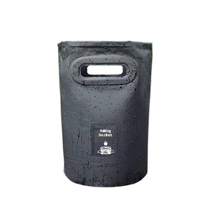 Outdoor Folding Bucket Convenient Camping Picnic Fishing Barrel, Capacity: