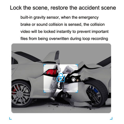 Hidden Driving Recorder WiFi Phone Connecting Car Parking Monitoring 1080P HD Recorder