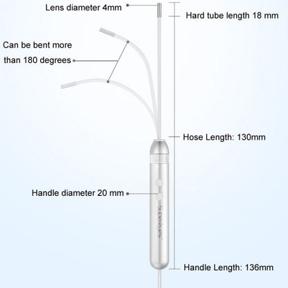 Supereyes Y001+ 4mm Focusable Tube Nasal Throat Oral Electronic Endoscope, Y001+