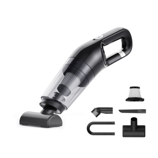Car Wireless Charging High Power Handheld Vacuum Cleaner, Black Standard, Black Upgrade, Black Luxury
