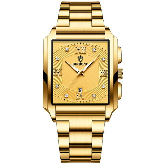 BINBOND B4143 Rectangular Outdoor Men Waterproof Quartz Watches
