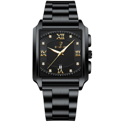 BINBOND B4143 Rectangular Outdoor Men Waterproof Quartz Watches
