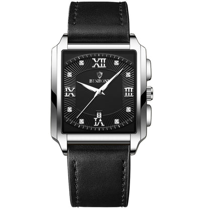 BINBOND B4143 Rectangular Outdoor Men Waterproof Quartz Watches