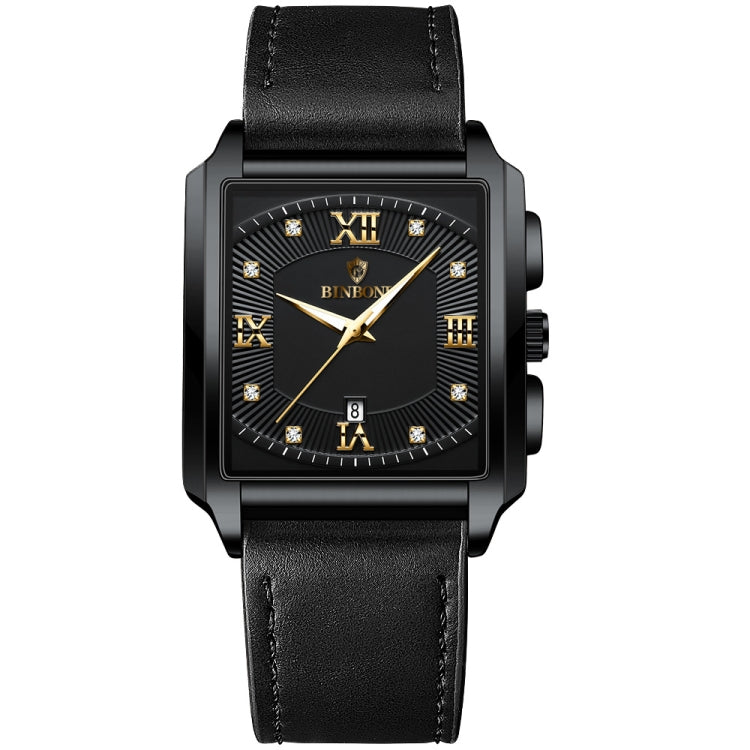 BINBOND B4143 Rectangular Outdoor Men Waterproof Quartz Watches