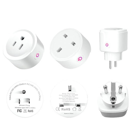 Tuya Smart App Wifi Smart Socket Phone Remote Timing Voice Switch Supports Alexa, EU Plug, Style: 16A Power Model, EU Plug, Style: 20A Power Model, UK Plug, Style: 16A Power Model, UK Plug, Style: 20A Power Model, US Plug, Style: 16A Power Model�������...