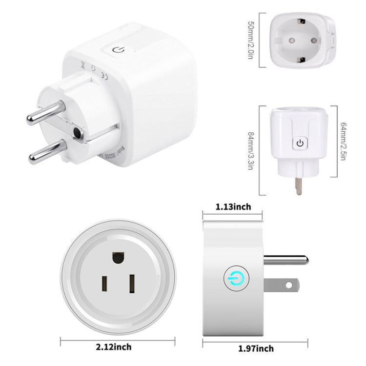 Tuya Smart App Wifi Smart Socket Phone Remote Timing Voice Switch Supports Alexa, EU Plug, Style: 16A Power Model, EU Plug, Style: 20A Power Model, UK Plug, Style: 16A Power Model, UK Plug, Style: 20A Power Model, US Plug, Style: 16A Power Model�������...
