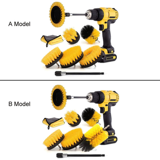 8 In 1 Electric Drill Crevice Cleaning Brush Car Wash Tool Set, 8 In 1 (A Model), 8 In 1 (B Model)