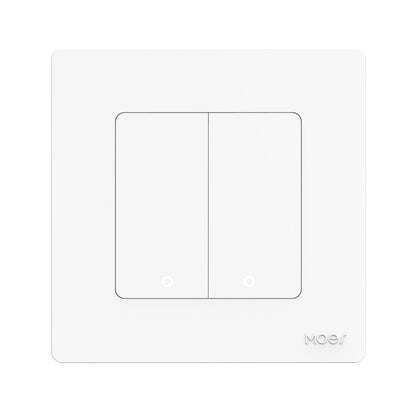 Tuya ZigBee Smart Single-fire Zero-fire Sharing Timing Voice Wall Switch EU Plug, Style: