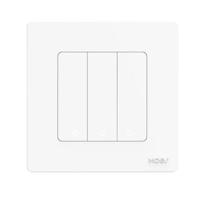 Tuya ZigBee Smart Single-fire Zero-fire Sharing Timing Voice Wall Switch EU Plug, Style: