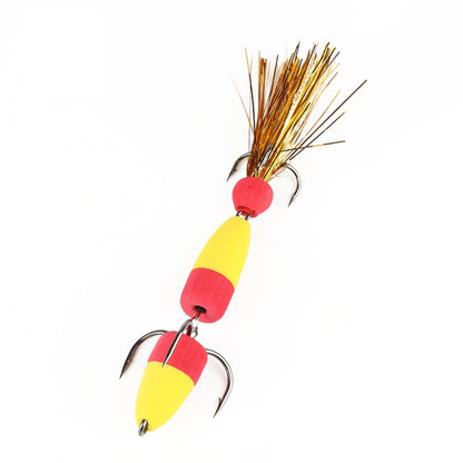 W.P.E PMG-M Foam Hook Soft Worm Bait Three Anchor Hook Fake Lures