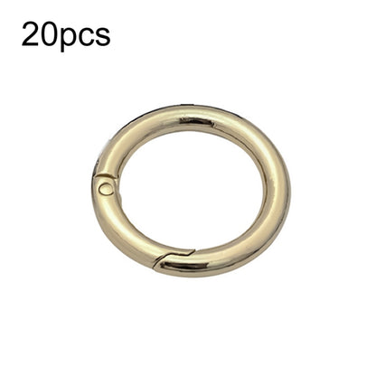 20pcs Zinc Alloy Spring Ring Metal Open Bag Webbing Keychain, 3 Points Silver, 4 Points Silver, 6 Points Light Gold, 4 Points Light Gold, 6 Points Black, Inch 2 Black, 6 Points Silver, 3 Points Light Gold, 1 inch Light Gold, 3 Point Black, 1 inch Black...