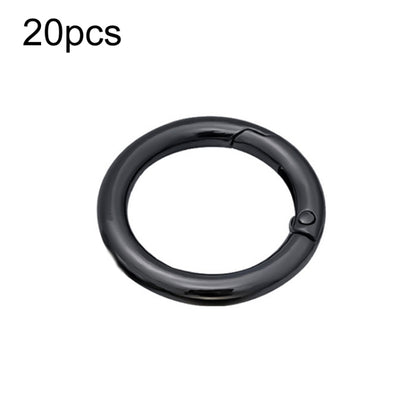 20pcs Zinc Alloy Spring Ring Metal Open Bag Webbing Keychain, 3 Points Silver, 4 Points Silver, 6 Points Light Gold, 4 Points Light Gold, 6 Points Black, Inch 2 Black, 6 Points Silver, 3 Points Light Gold, 1 inch Light Gold, 3 Point Black, 1 inch Black...