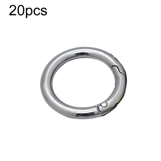 20pcs Zinc Alloy Spring Ring Metal Open Bag Webbing Keychain, 3 Points Silver, 4 Points Silver, 6 Points Light Gold, 4 Points Light Gold, 6 Points Black, Inch 2 Black, 6 Points Silver, 3 Points Light Gold, 1 inch Light Gold, 3 Point Black, 1 inch Black...