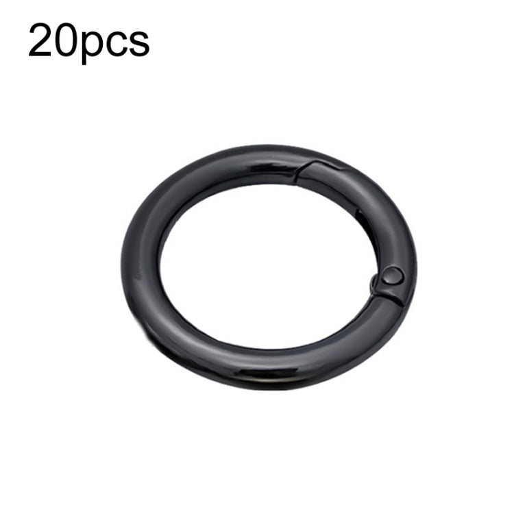 20pcs Zinc Alloy Spring Ring Metal Open Bag Webbing Keychain, 3 Points Silver, 4 Points Silver, 6 Points Light Gold, 4 Points Light Gold, 6 Points Black, Inch 2 Black, 6 Points Silver, 3 Points Light Gold, 1 inch Light Gold, 3 Point Black, 1 inch Black...