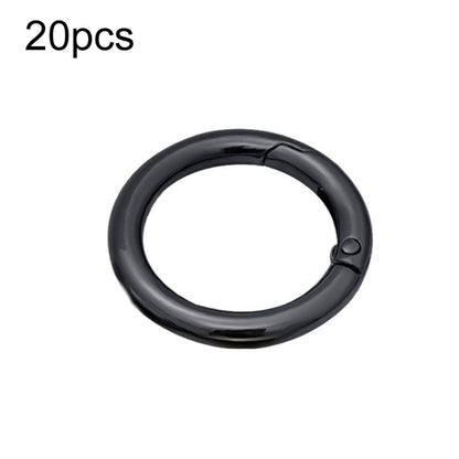 20pcs Zinc Alloy Spring Ring Metal Open Bag Webbing Keychain, 3 Points Silver, 4 Points Silver, 6 Points Light Gold, 4 Points Light Gold, 6 Points Black, Inch 2 Black, 6 Points Silver, 3 Points Light Gold, 1 inch Light Gold, 3 Point Black, 1 inch Black...
