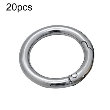20pcs Zinc Alloy Spring Ring Metal Open Bag Webbing Keychain, 3 Points Silver, 4 Points Silver, 6 Points Light Gold, 4 Points Light Gold, 6 Points Black, Inch 2 Black, 6 Points Silver, 3 Points Light Gold, 1 inch Light Gold, 3 Point Black, 1 inch Black...