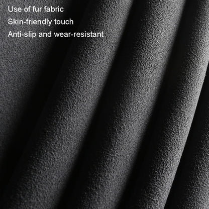 Turned Fur D Type Steering Wheel Cover, Turned Fur Black Red, Turned Fur Black Gray, Turned Fur Black Blue, Turned Fur Gray, Turned Fur Carbon Gray
