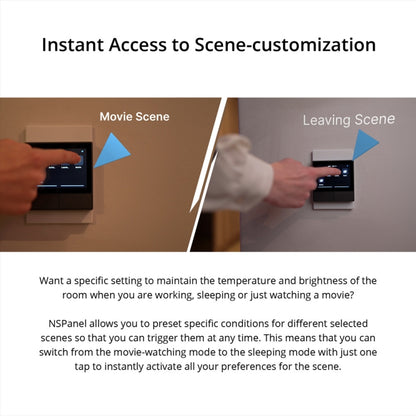 Sonoff NSPanel WiFi Smart Scene Switch Thermostat Temperature All-in-One Control Touch Screen, EU Plug, US Plug