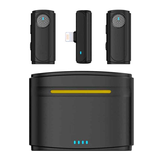 J20 One-two Wireless Lavalier Microphone Audio Video Recording ,Spec: