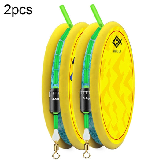 2pcs Outdoor Fishing Anti-tangle Spotted Invisible Line Set with Scale
