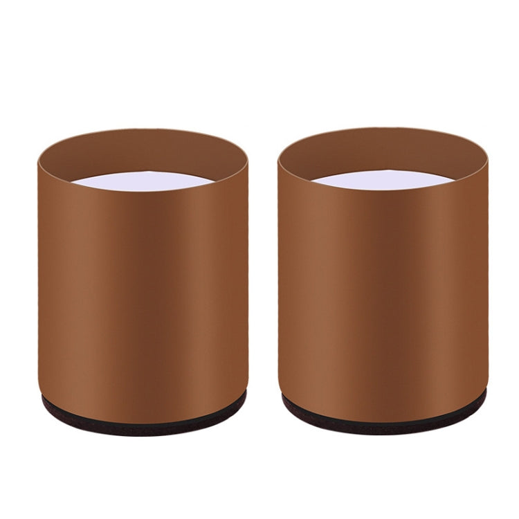 2pcs/set Furniture Carbon Steel Wraparound Heightening Foot Pad, Style:, Round 4x5cm (Black), Round 4x5cm (Brown), Round 6x5cm (Black), Round 6x5cm (Brown), Round 6x10cm (Black), Round 6x10cm (Brown), Square 4x5cm (Black), Square 4x5cm (Brown)���������...