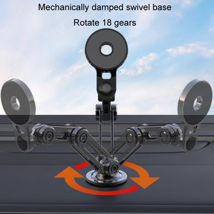 Car Desktop Folding Magnetic Suction Stretch Live Mobile Phone Holder, 1210