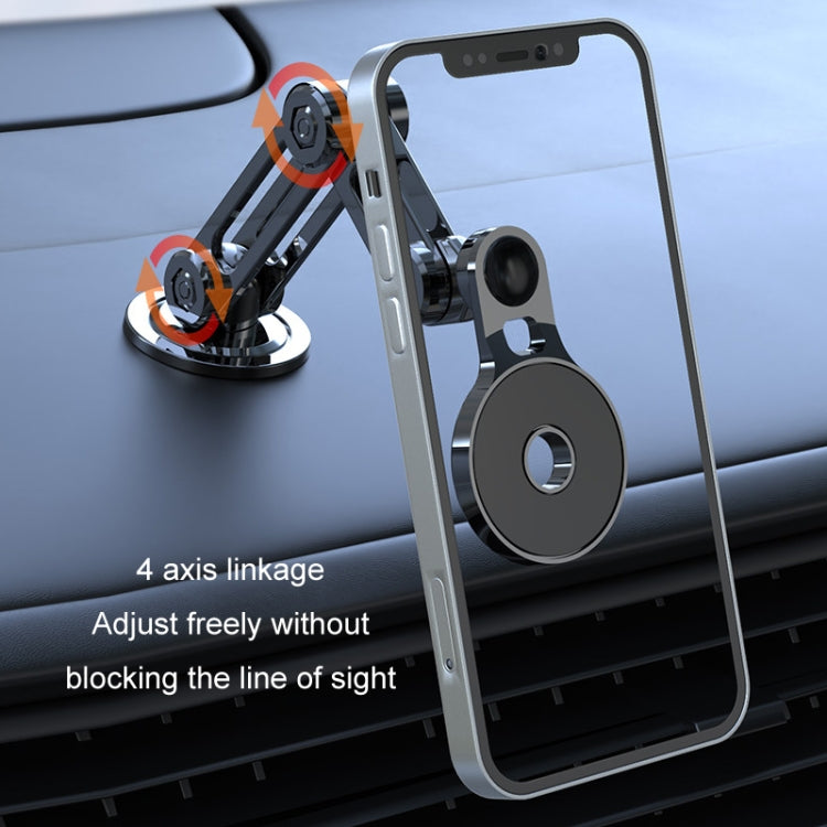 Car Desktop Folding Magnetic Suction Stretch Live Mobile Phone Holder, 1210