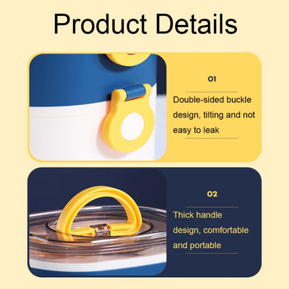 Large Capacity Oval Divided Portable Office Insulation Lunch Box, 600ml (Stainless Blue), 600ml (Stainless Yellow), 600ml (Stainless Purple), 1.2L (Stainless Blue), 1.2L (Stainless Yellow), 1.2L (Stainless Purple), 600ml (Plastic Blue)�����������������...