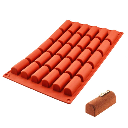 30 Grid Silicone Ice Grid Chocolate Snack Mold, Long Strip Shape