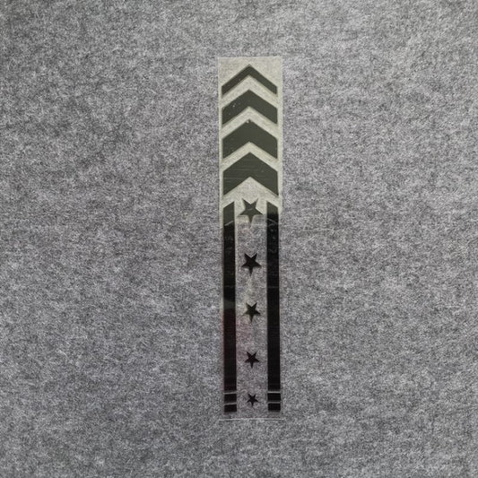 10pcs Motorcycle Car Fender Reflective Sticker Modified Decorative Waterproof Sticker