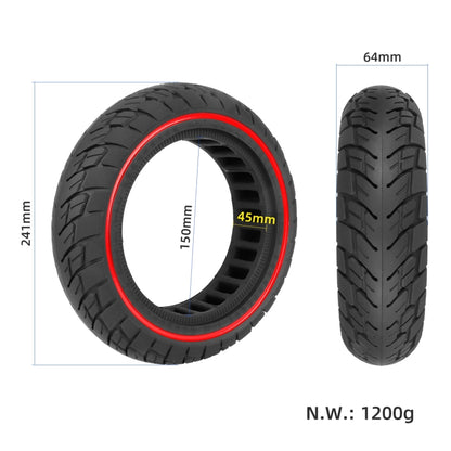 For Ninebot Max G30 10 X 2.5 Inch  (60/70-6.5) Scooter Solid Rubber Tire