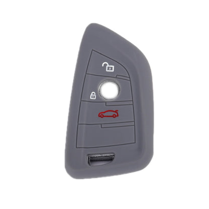 For BMW 1 Series X4/X2/XM5 2pcs Soft Silicone Remote Key Cover, Red, Rose Red, Pink, Sea Blue, Luminous Blue, Dark Gray