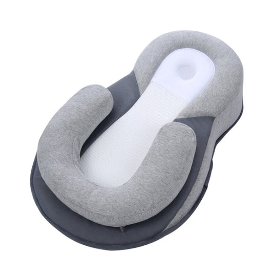Baby Breastfeeding Pillow Lying Feeding Baby Anti-spitting Milk Slope Pad, Pillow Gray