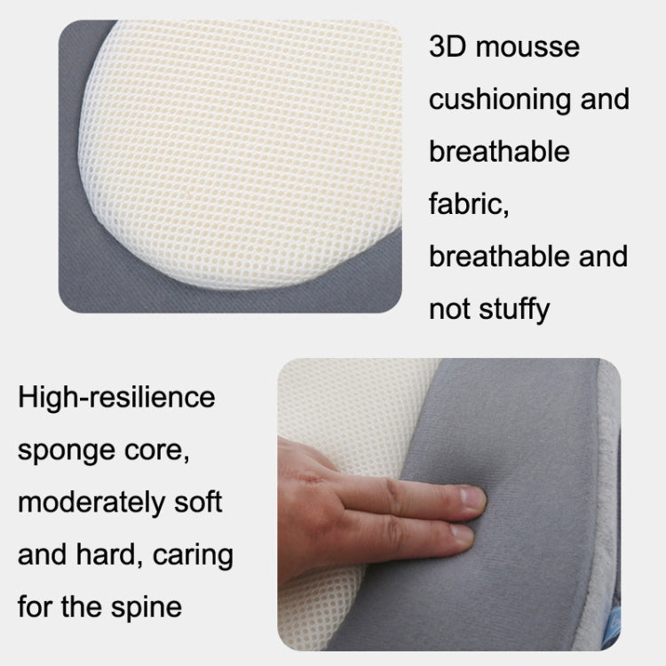 Baby Breastfeeding Pillow Lying Feeding Baby Anti-spitting Milk Slope Pad, Pillow Gray