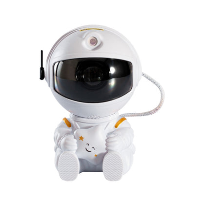 USB Astronaut Shape Colorful LED Laser Star Projection Light