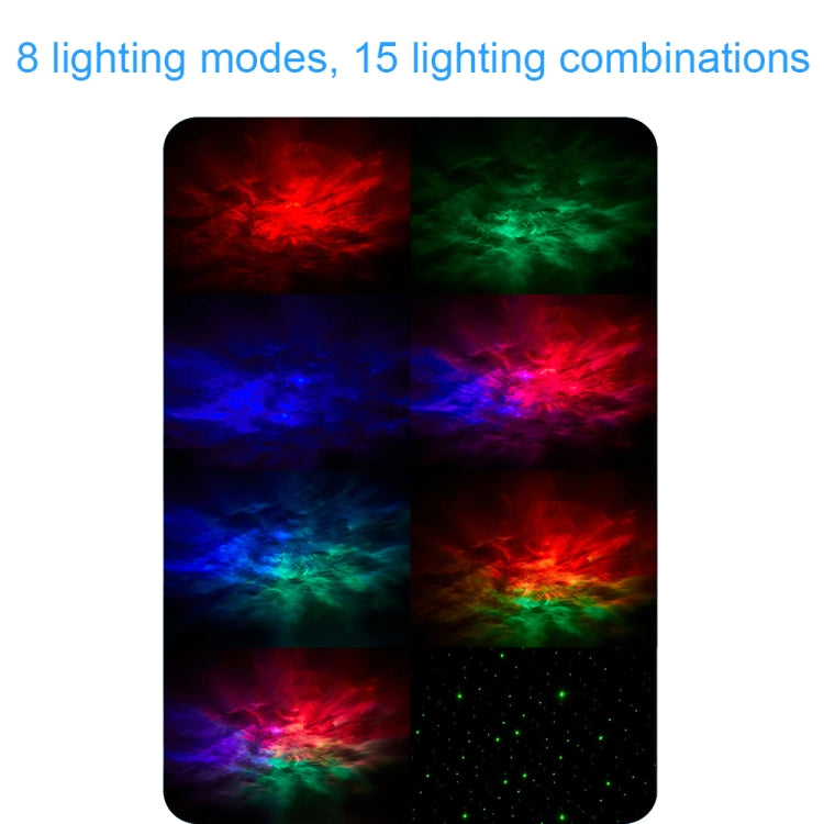 USB Astronaut Shape Colorful LED Laser Star Projection Light