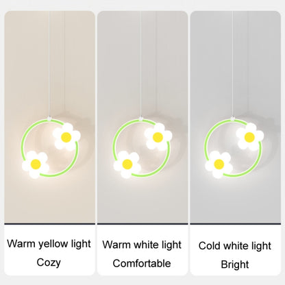 Children Room Bedside Warm Sunflower Chandelier, Round Green Warm Light, Round Green White Light, Round Green 3 Color Dimmer, Round Pink Warm Light, Round Pink White Light, Round Pink 3 Color Dimmer, Square Green Warm Light, Square Green White Light���...