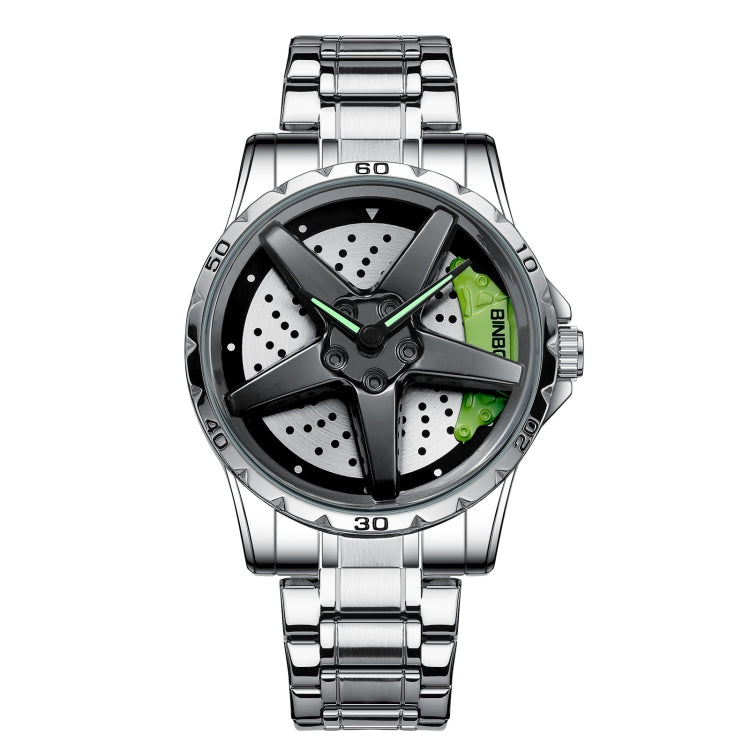BINBOND D002 Car Hub Dial Multifunctional Waterproof and Wear-resistant Men's Watch