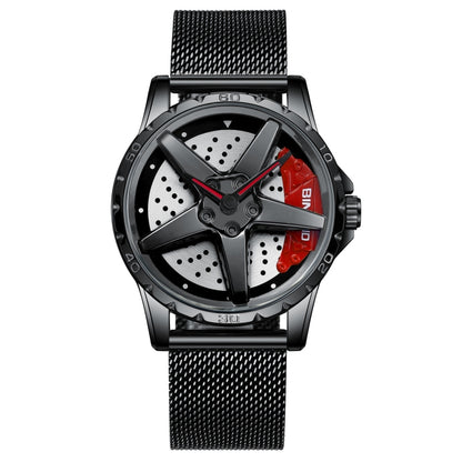BINBOND D002 Car Hub Dial Multifunctional Waterproof and Wear-resistant Men's Watch