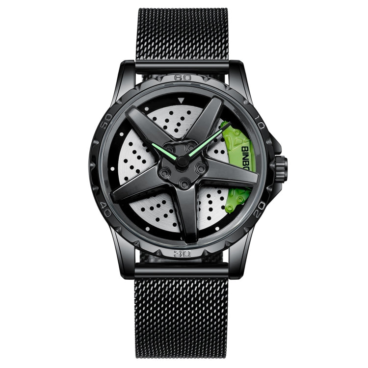 BINBOND D002 Car Hub Dial Multifunctional Waterproof and Wear-resistant Men's Watch