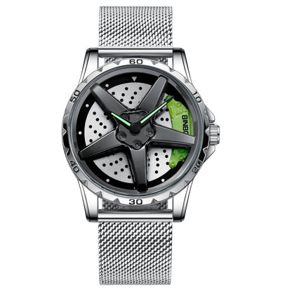 BINBOND D002 Car Hub Dial Multifunctional Waterproof and Wear-resistant Men's Watch