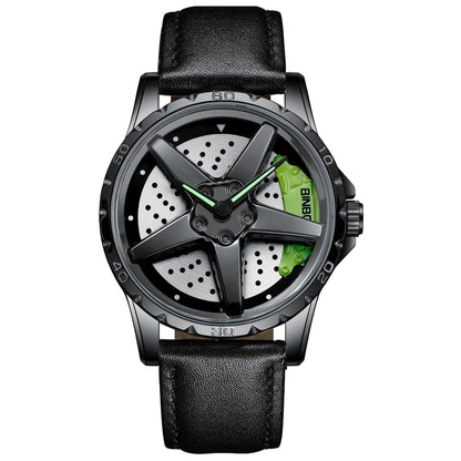 BINBOND D002 Car Hub Dial Multifunctional Waterproof and Wear-resistant Men's Watch