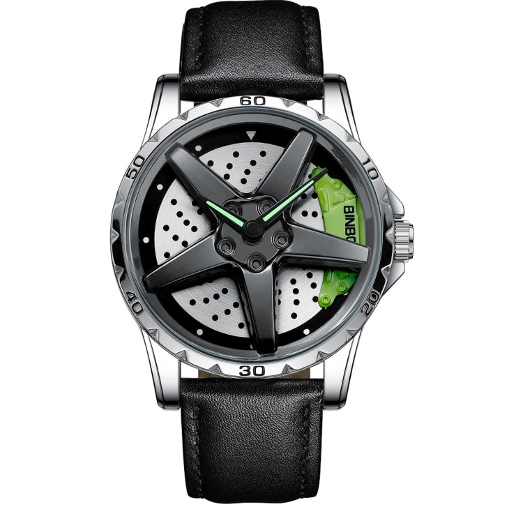 BINBOND D002 Car Hub Dial Multifunctional Waterproof and Wear-resistant Men's Watch