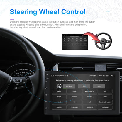 A3194 7 Inch Android 11 Central Control Carplay 2+32G Car Large Screen Navigation Reversing Video Player, Style:, Standard, Standard+AHD Camera