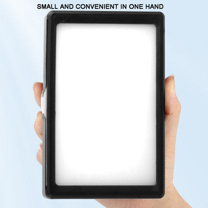 8 Inch 3200-5500K Three-color Temperature Photography Flat-panel Live Fill Light,Spec: