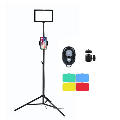 8 Inch 3200-5500K Three-color Temperature Photography Flat-panel Live Fill Light,Spec: