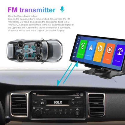 A3073 HD Wired 9.3 Inch 1 To 1 Smart Player With Wireless Carplay Two-way Video Split-screen Display, A3073 9.3 Inch